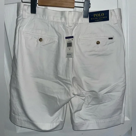 NWT Polo Ralph Lauren Men's White Shorts 32 - Picture 1 of 6